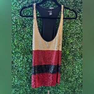 DKNY Jeans Sequin tank top size M